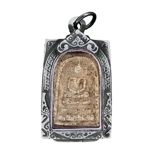 Genuine Phra Somdej Toh Wat Rakang Talisman Old Generation Thai Amulet Antique - Picture 1 of 11
