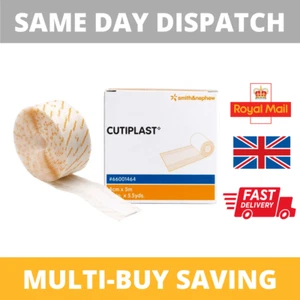 Cutiplast Wound Dressing Roll 5m | Air & Moisture Permeable | 4cm,5cm,8cm Rolls - Picture 1 of 5