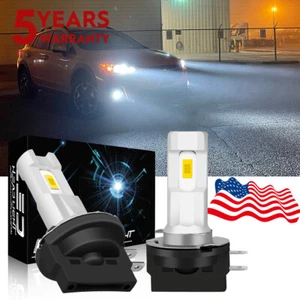 H11B LED Headlight Bulbs Pair (2 Bulbs) 6000K Bright White - Foto 1 di 12