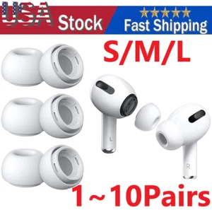 For Apple Airpods Pro NEW Ear Tips Replacement Accessories Cover (S/M/L) - Picture 1 of 14