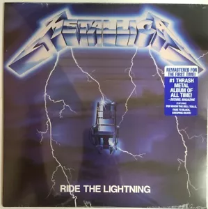 Metallica – Ride The Lightning - LP Vinyl Record 12" - NEW Sealed - Heavy Metal - Picture 1 of 2