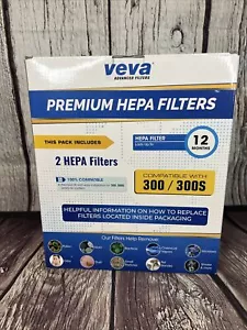 VEVA Premium HEPA Filters 300 Box of 2 - Picture 1 of 4