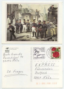 45298 - Königlich preußische Post-Officianten -Ansichtskarte, gelaufen 19.1.1994 - Imagen 1 de 1