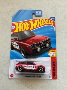 2025 HOT WHEELS ‘73 HONDA CIVIC CUSTOM SUPER TREASURE HUNT 1/64 SCALE DIECAST - Picture 1 of 3