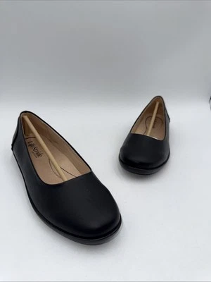 LifeStride Mujer Despreocupado Ballet Plano Cuero Negro Talla 7 M Foto 1 de 4