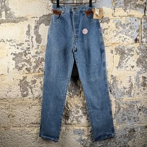 NWT Stoney River Vintage UGA Jeans Embroidered Logo College Denim Size 5/6 - Picture 1 of 8