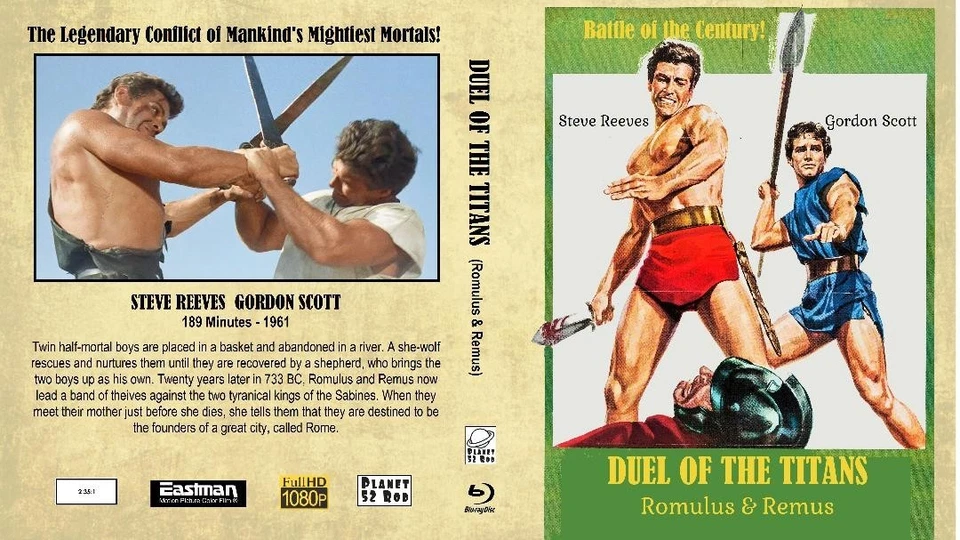 Duel of the Titans (1961) - 1080P BLURAY ADVENTURE CLASSIC - Imagem 1 de 1