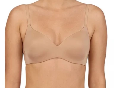 Sujetador sin aros DKNY Litewear DK4047, beige, talla 38C, precio de venta sugerido por el fabricante $44 Foto 1 de 4