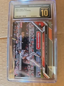 JACKSON HOLLIDAY - 2024 Topps Now 498 RC - CGC PRISTINE 10 - Picture 1 of 2