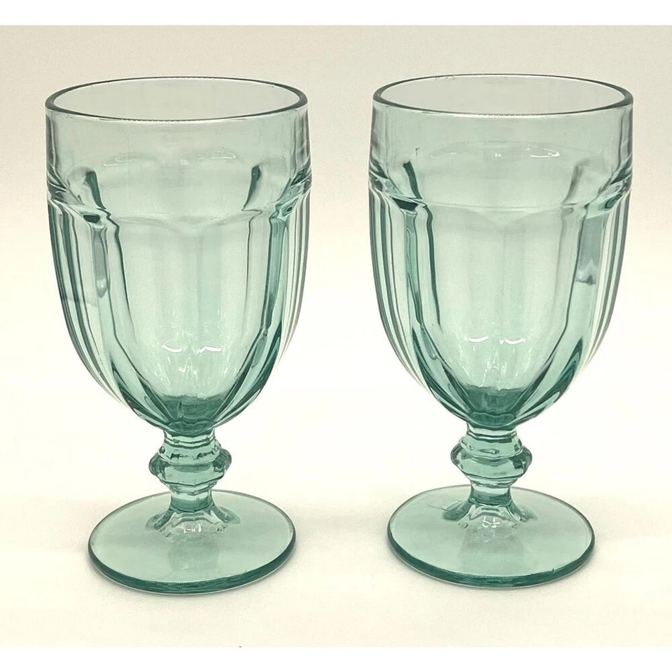 Libbey Gibraltar Duratuff Copas de Té Verde Españolas Vasos, 7" T, Juego de 2 Foto 1 de 1