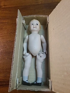 Vtg 1981 Shackman 6" Doll Miss Googley Eyes Museum Replica Jointed Bisque - Picture 1 of 12