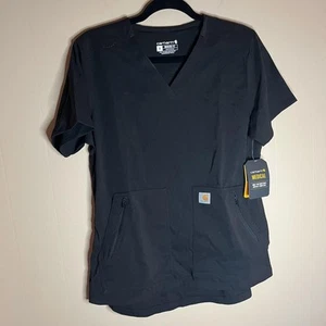 Carhartt Rugged Flex Peak Modern Fit 4-Pocket V-Neck Small Scrub Top - Picture 1 of 9