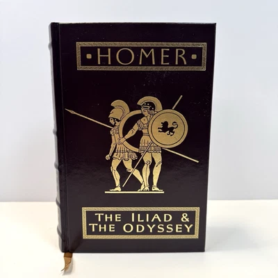 The Iliad & Odyssey Homer Collector's Edition Barnes Noble 1999, leather bound - Image 1 of 4