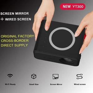 Mini 1080P FHD Portable Projector LED USB Multimedia For Phone Video Home Beamer - Picture 1 of 24