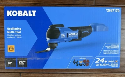 Kobalt 24V Brushless Oscillating Multi Tool 3767170 TOOL ONLY NEW IN BOX - Image 1 of 2