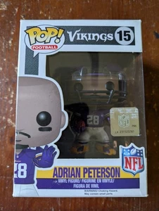 Funko Pop NFL Minnesota Vikings Adrian Peterson #15 Vinyl Figure Box Damage  - Picture 1 of 6