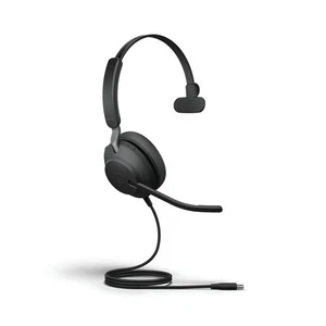 Jabra Evolve2 40 SE Monaural Wired Headset USB-C UC Version 24189-889-899 - Afbeelding 1 van 1