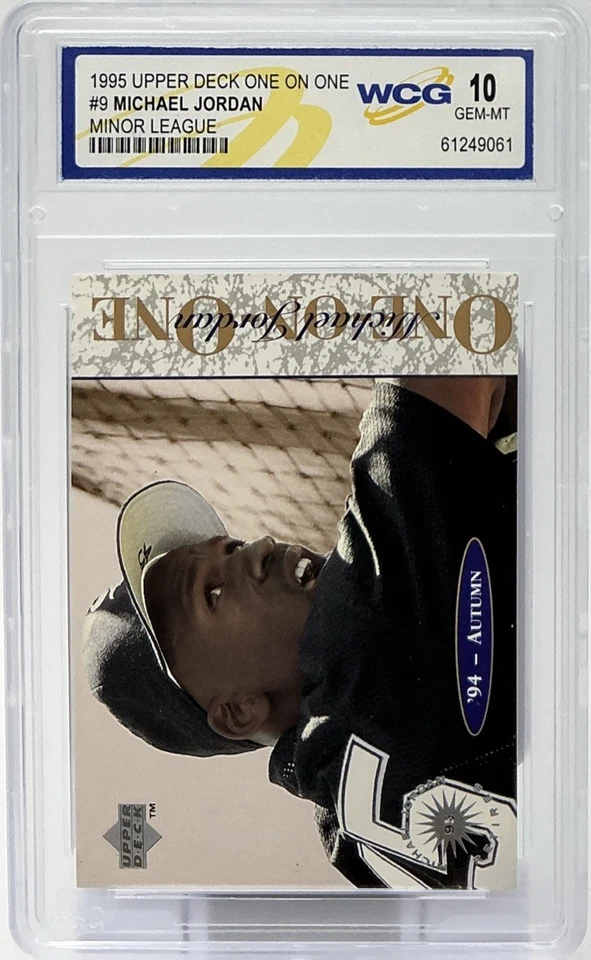 Michael Jordan WCG 10 -1995 cubierta superior - uno en uno ligas menores de béisbol - CABRA Foto 1 de 4