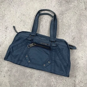 Diesel A/W 2008 Handbag Shoulder Bag Y2K Avant Garde Rare Blue - Picture 1 of 8