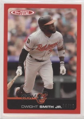 2019 Topps Total Red /10 Dwight Smith Jr #284A - Image 1 of 2