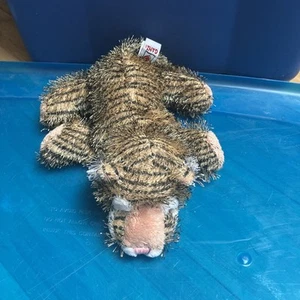 Webkinz Ganz Tiger 9” Plush Fuzzy Brown Black Striped HM032 NO CODE - Picture 1 of 5