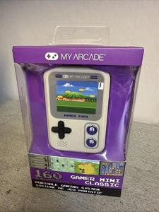 MY ARCADE - GAMER MINI CLASSIC POCKET GAME CONSOLE 160 RETRO GAMES NEW & SEALED - Picture 1 of 4