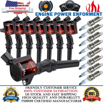 Bobinas de encendido y bujía para Ford F150 Triton 1997~2003 5,4 L/2000~2009 4,6 L Foto 1 de 4