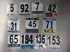 Lot Dossard Tour de france  bib number cyclisme cycling sport collection pogacar
