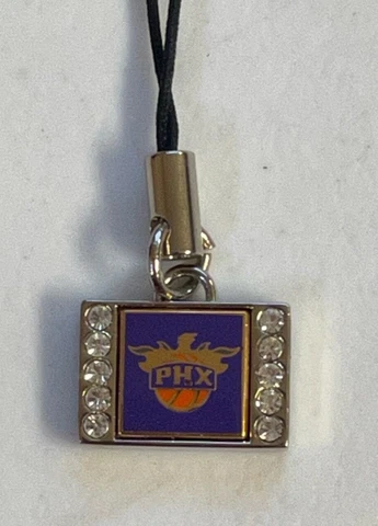 NBA PHOENIX SUNS DANGLE CHARM USE ON ZIPPER PULL KEY CHAIN BINDER NEW Cover