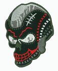 Badge Patch Skull Head Death Fusible Apply Embroidered Patch DIY