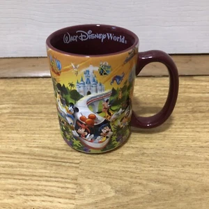 Disney World 3D Porcelain MOM Mug, Mickey Minnie Tram Ride - Picture 1 of 7