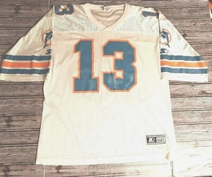 Maglietta Starter vintage Miami Dolphins Dan Marino taglia 52 marchio Starter LOOK! - Foto 1 di 7