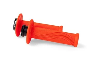 POIGNÉES LOCK-ON R20 (22+25MM) ORANGE FLUO + 8 ADAPTATEURS ROLGAZ - Photo 1/1