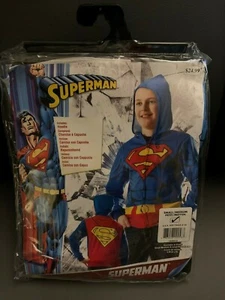 New dc comics childs superman zip up hoodie Size S/M - Picture 1 of 1