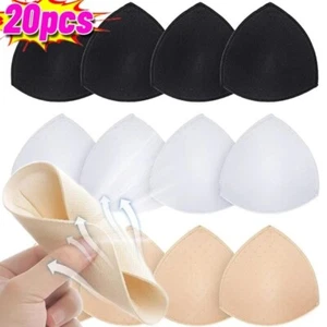 Sports Bra Pads Removable Bikini Inserts Push-Up Padding Women Breast Pad - Picture 1 of 12