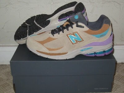 New Balance M2002RWA Incense / Heliotrope Men's Size 10 NEW! 2002R J.Crew Beige - Image 1 of 4