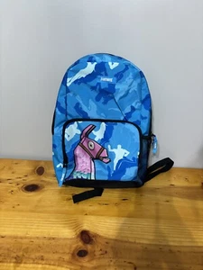 Epic Fortnite Llama mit blauem Hintergrund Bookbag Top Zustand - Bild 1 von 7