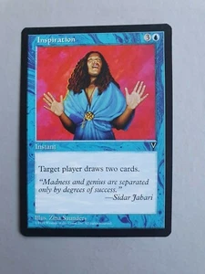 Inspiration, MTG Visions (1997), Common Blue Instant VNM - Picture 1 of 2