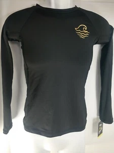 Camisa negra de baile de poliéster/spandex Art Class para niñas nueva con etiquetas M - Imagen 1 de 4