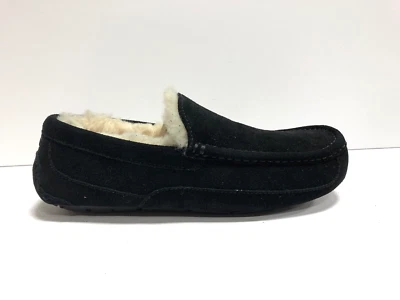 UGG Mens Ascot Suede Slipper Black Size 10 M - Image 1 of 4