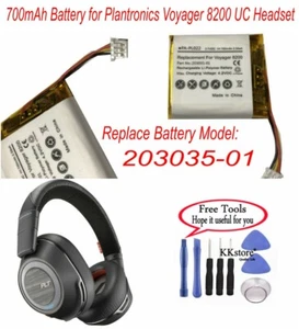 700mAh Rechargeable Battery for Plantronics Voyager 8200 UC B8200 Headset - Picture 1 of 7