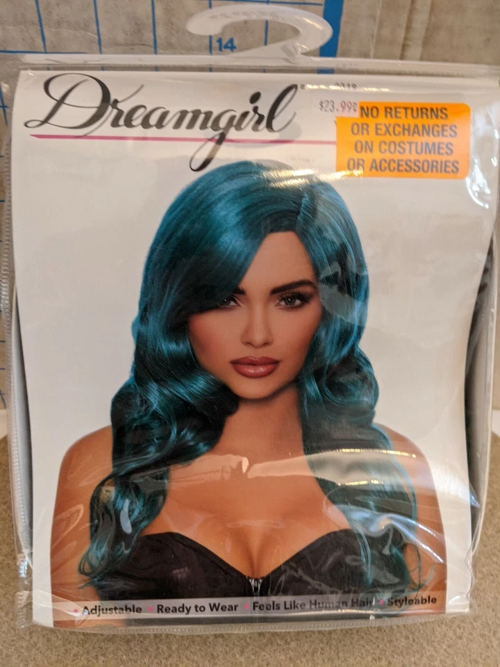 Pelucas Dreamgirl Vestir Halloween Jugar Pierna Avenida Pelucas Una Variedad para Elegir Foto 1 de 4