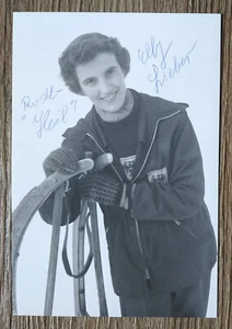 11940 Elly Lieber AUT Rodeln Foto original signiert - Bild 1 von 3