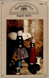 Angelic Relics Primitive Doll Craft Sewing Pattern by Homebodies 126 - Picture 1 of 2