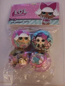 LOL Surprise Squishy Toys 4 Piece Set favors birthday party - Picture 1 of 2