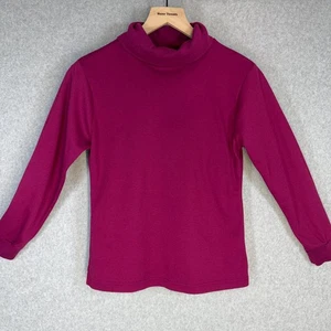 Top para mujer Petite Sophisticate magenta Petite cuello alto talla P pequeño - Imagen 1 de 9