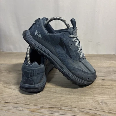 Womens Altra 9 Wide Lone Peak 6 Navy Blue Trail Running Shoes Hiking Outdoor Run - Image 1 of 4