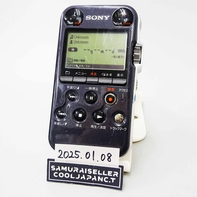 SONY PCM-M10 B Schwarz Audio Linear PCM Recorder aus Japan gebraucht - Bild 1 von 4