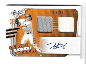 Joey Bart 2021 ABSOLUTE MLB ROOKIE AUTOGRAPH JERSEY CARD Giants Pirates RC AUTO - Bild 1 von 2