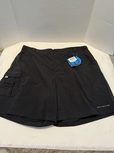 Columbia PFG Bahama Omni-Shade Hombres Negro XL 8" Nylon Pantalones Cortos UPF 50 - Imagen 1 de 16